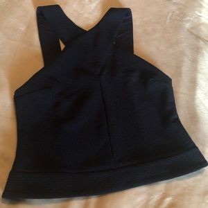 Navy Cross-front Top - Chelsea28 Nordstrom